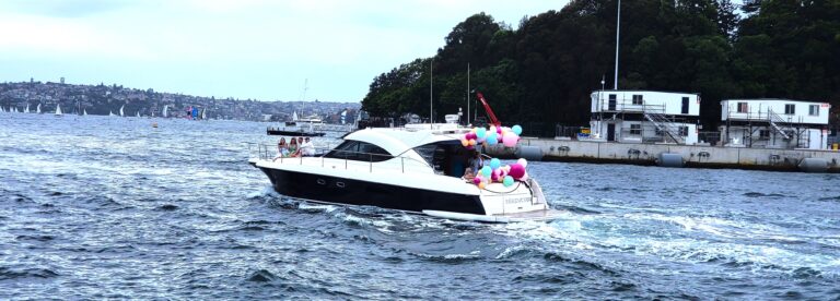 Birthday celebrations on Sydney Harbour